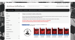 Desktop Screenshot of antikvariatpocta.cz